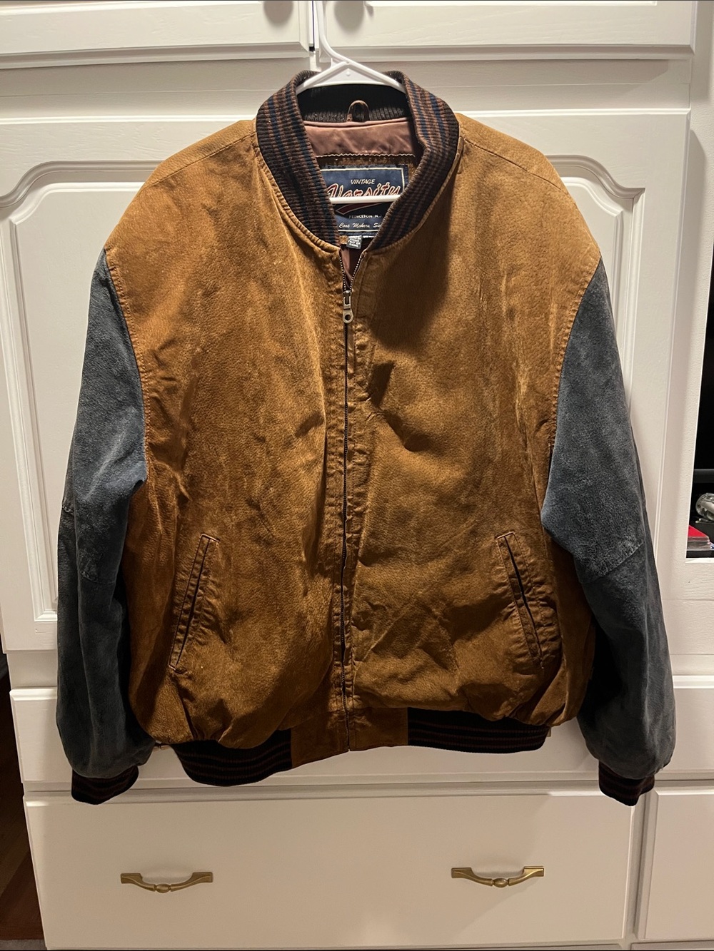 Vintage Varsity Princeton, N.J Men’s Leather Jacket Size XXL